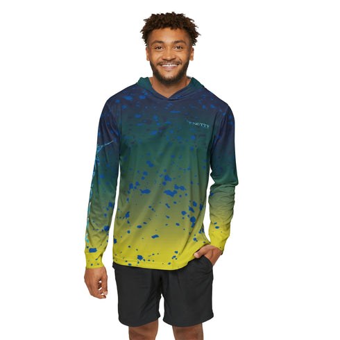 Men's Mahi Mahi Lightweight Wicking Hoodie, UPF 50+ Protection