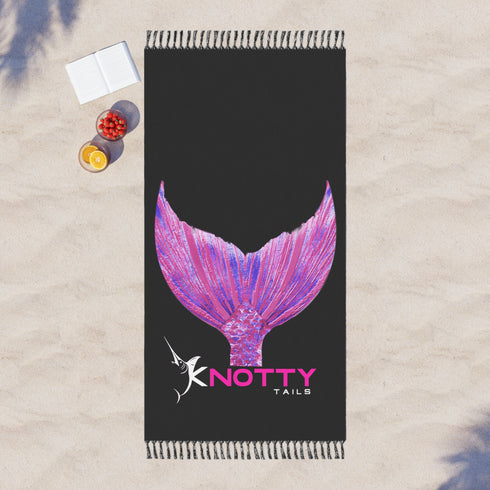 Knotty Tails Mermaid Beach Cloth with Knotted Tassels for Ultimate Comfort