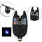 Fishing Bite Alarm with 2 LEDs Blue Light Adjustable Tone for Easy Alerts