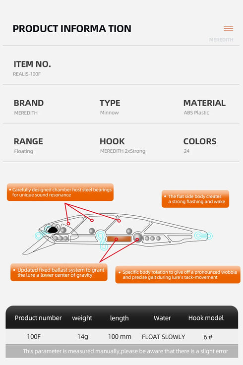 delete Jerk Minnow 100F 14g Floating Wobbler Fishing Lure Quality for Big Catch