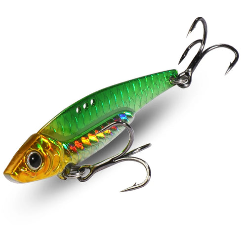 Spinner Spoon Metal Jig Bait 7g 10g 16g 20g VIB Sinking Lure for Big Fish Attraction