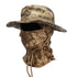Camouflage Boonie Cap Balaclava Hat Suit for Outdoor Comfort and Sun Protection