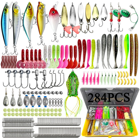 Fishing Lures Kit for Topwater Bait Rigs - Versatile Tackle