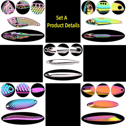 Wobbler Lures 3G 10G 15G Metal Vib Fishing Lure Set for All Fish