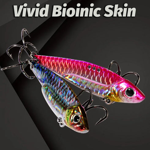 Spinner Spoon Metal Jig Bait 7g 10g 16g 20g VIB Sinking Lure for Big Fish Attraction