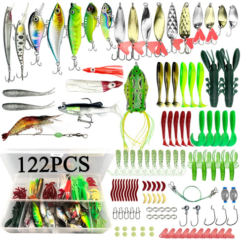 Fishing Lures Kit for Topwater Bait Rigs - Versatile Tackle