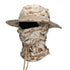 Camouflage Boonie Cap Balaclava Hat Suit for Outdoor Comfort and Sun Protection