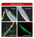 Fast Sinking Jig for Quick and Effective Fishing with Glowing Luminous Effect
