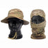 Camouflage Boonie Cap Balaclava Hat Suit for Outdoor Comfort and Sun Protection