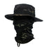 Camouflage Boonie Cap Balaclava Hat Suit for Outdoor Comfort and Sun Protection