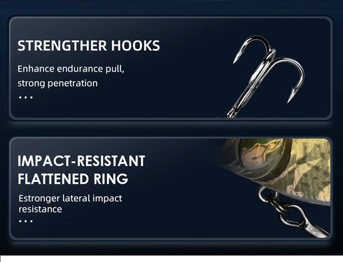 Vibration-X VIB 75mm 19g Wobblers Fishing Lures Tackle for Big Catch