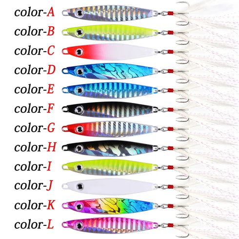 Pencil Bait Metal Casting Fixture for Effective Sea Bass Fishing