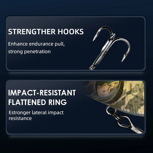 Vibration-X VIB 75mm 19g Wobblers Fishing Lures Tackle for Big Catch