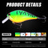 8.5cm 15g Rattling Crankbait Lure for Bass Pike