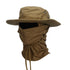 Camouflage Boonie Cap Balaclava Hat Suit for Outdoor Comfort and Sun Protection
