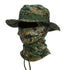 Camouflage Boonie Cap Balaclava Hat Suit for Outdoor Comfort and Sun Protection