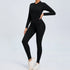 Women's Open Back Outdoor BodySuit, Front Zip Long Sleeve Bodysuit for Ultimate Comfort and Flexibility Outdoors