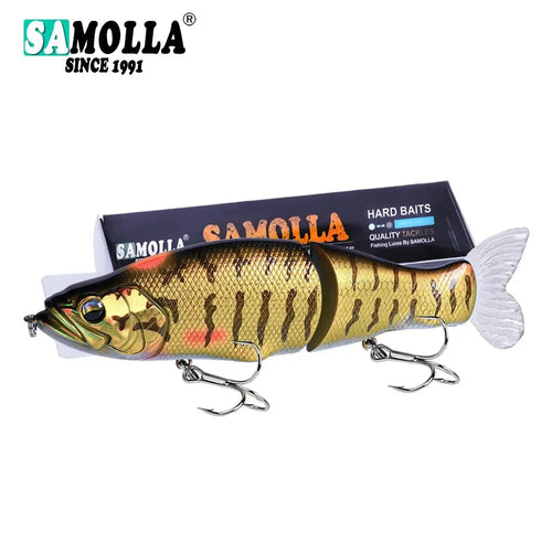 Slow Sinking SwimBaits Fishing Lures 30G Whopper Vibration for Realistic Bait Action