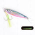 Fast Sinking Jig for Quick and Effective Fishing with Glowing Luminous Effect