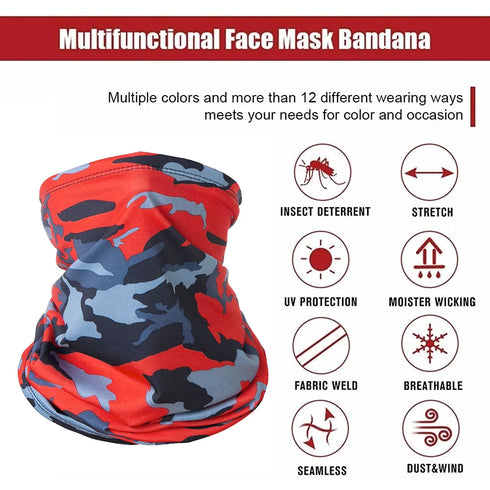 Outdoor Neck Gaiter, Sun Protection Bib Neck Cover - Stay Cool and Protected