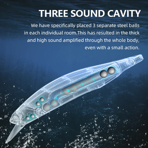 Jerkbait Wobbler 110mm 17g SP Fishing Lures with 3D Eyes