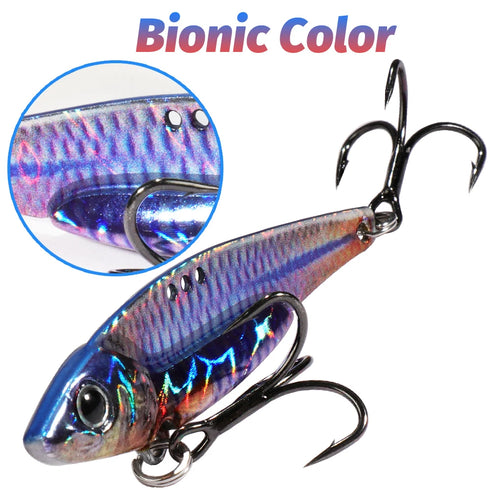 Spinner Spoon Metal Jig Bait 7g 10g 16g 20g VIB Sinking Lure for Big Fish Attraction