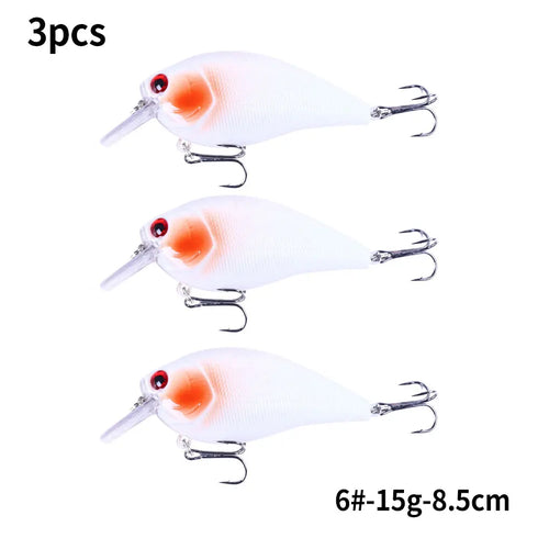 8.5cm 15g Rattling Crankbait Lure for Bass Pike