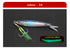 Fast Sinking Jig for Quick and Effective Fishing with Glowing Luminous Effect