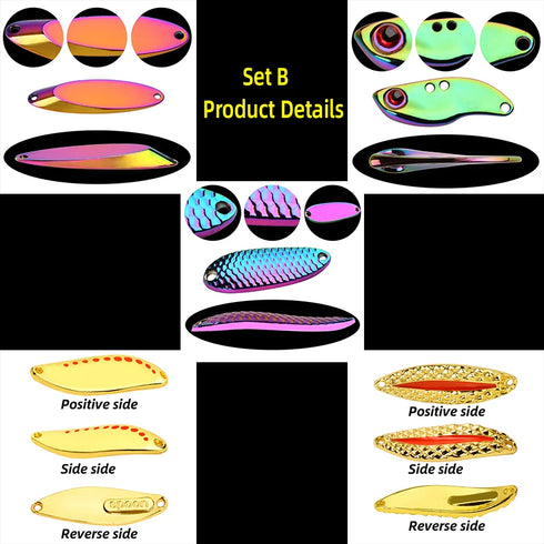 Wobbler Lures 3G 10G 15G Metal Vib Fishing Lure Set for All Fish