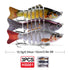 Fishing Lures Multi Jointed Swimbait Crank Bait For Trout Bass - Irresistible Action to Catch More Fish