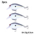 8.5cm 15g Rattling Crankbait Lure for Bass Pike