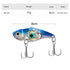 Underwater LED Lighted Vibration Sinking Lure Squid Bait for Irresistible Attraction