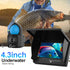 Underwater Camera 1080p 4.3 Inch LCD Endoscope Waterproof Night Vision for Clear Fishing Insights