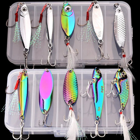 Wobbler Lures 3G 10G 15G Metal Vib Fishing Lure Set for All Fish