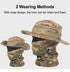 Camouflage Boonie Cap Balaclava Hat Suit for Outdoor Comfort and Sun Protection