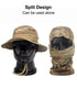 Camouflage Boonie Cap Balaclava Hat Suit for Outdoor Comfort and Sun Protection