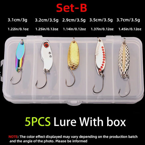 Wobbler Lures 3G 10G 15G Metal Vib Fishing Lure Set for All Fish