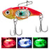 Underwater LED Lighted Vibration Sinking Lure Squid Bait for Irresistible Attraction