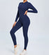 Women's Open Back Outdoor BodySuit, Front Zip Long Sleeve Bodysuit for Ultimate Comfort and Flexibility Outdoors