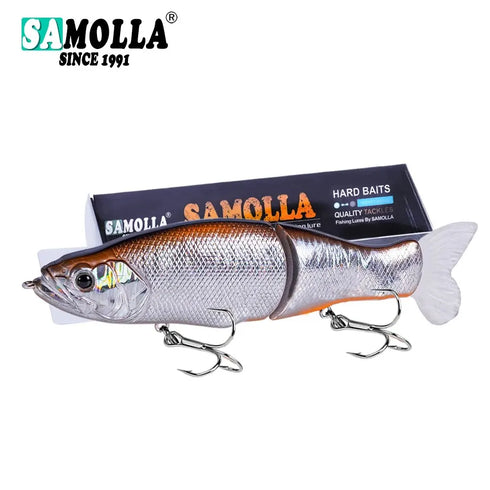 Slow Sinking SwimBaits Fishing Lures 30G Whopper Vibration for Realistic Bait Action
