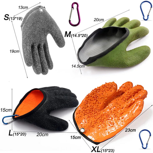 Fishing Gloves Full Finger Waterproof Anti-Slip Cutproof for Durable Hand Protection