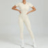 Women's One-Piece Suit Short Sleeve Bodysuit for Ultimate Comfort and Performance