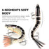 Fishing Lures Multi Jointed Swimbait Crank Bait For Trout Bass - Irresistible Action to Catch More Fish