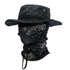 Camouflage Boonie Cap Balaclava Hat Suit for Outdoor Comfort and Sun Protection