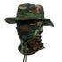 Camouflage Boonie Cap Balaclava Hat Suit for Outdoor Comfort and Sun Protection