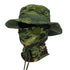 Camouflage Boonie Cap Balaclava Hat Suit for Outdoor Comfort and Sun Protection