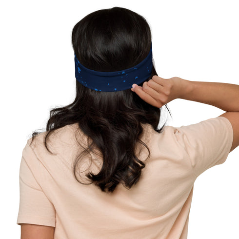 Blue Mahi Sweat Wicking Headband for Ultimate Comfort and Style