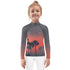 Sunset on Beach Kids SPF Rash Guard for Ultimate Sun Safety