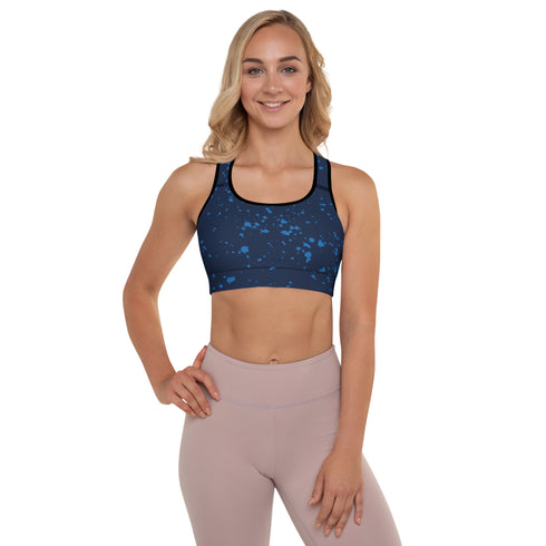 Blue MahiMahi Padded Sports Bra for Ultimate Comfort and Support