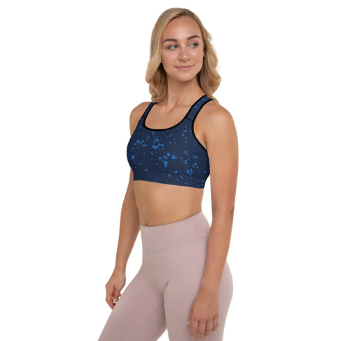Blue MahiMahi Padded Sports Bra for Ultimate Comfort and Support
